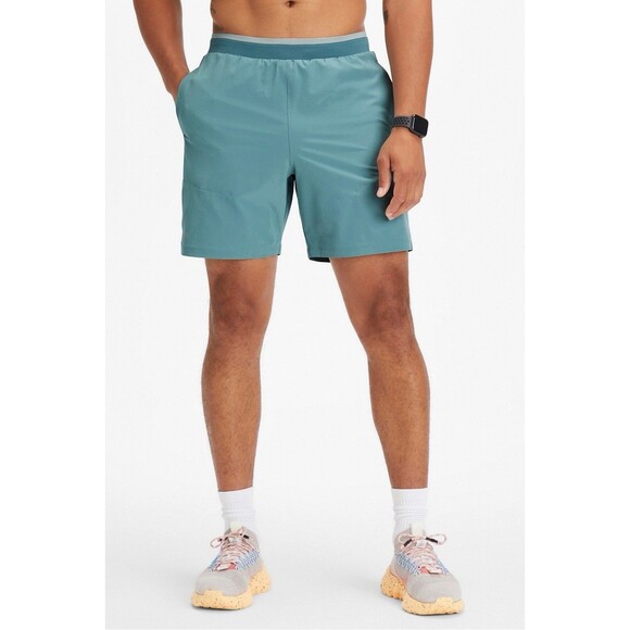 Fabletics Fundamental Shorts Unlined Athletic 7" Inseam Mens Size M Arctic Wave - Picture 1 of 14